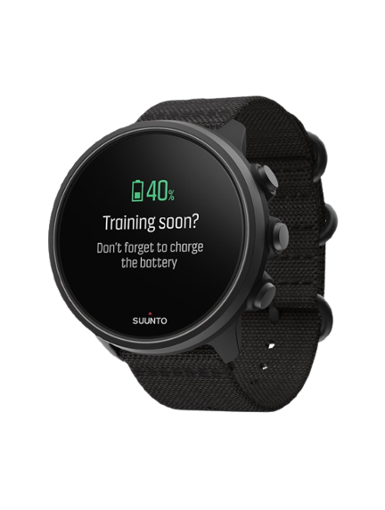 SUUNTO 9 BARO CHARCOAL BLACK TITANIUM sportinis laikrodis